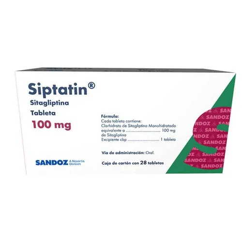 Siptatin 100 Mg Con 28 Tabletas