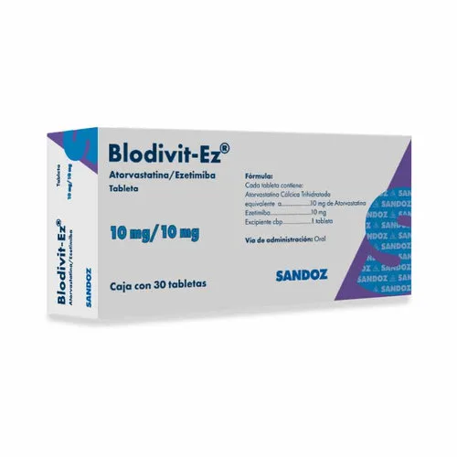 Blodivit Ez 10 Mg/ 10Mg Con 30 Tabletas