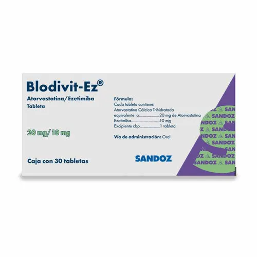 Blodivit Ez 10 Mg/ 20Mg Con 30 Tabletas
