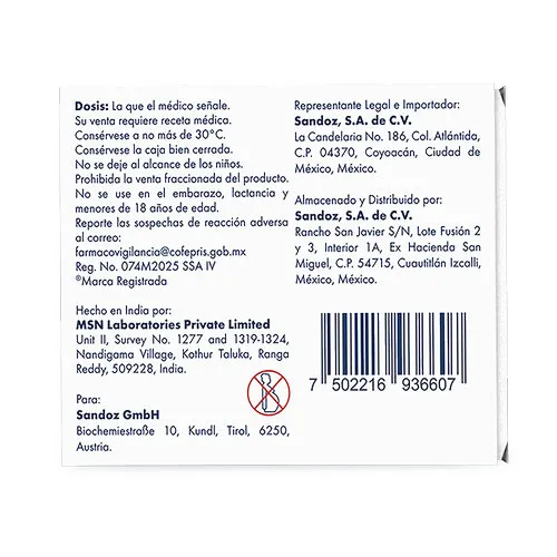 Plemtum-M 10 Mg/1000 Mg Con 14 Tabletas