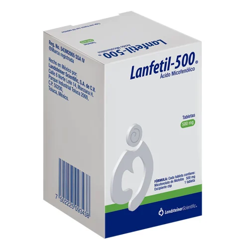Lanfetil 500 Mg Con 50 Tabletas