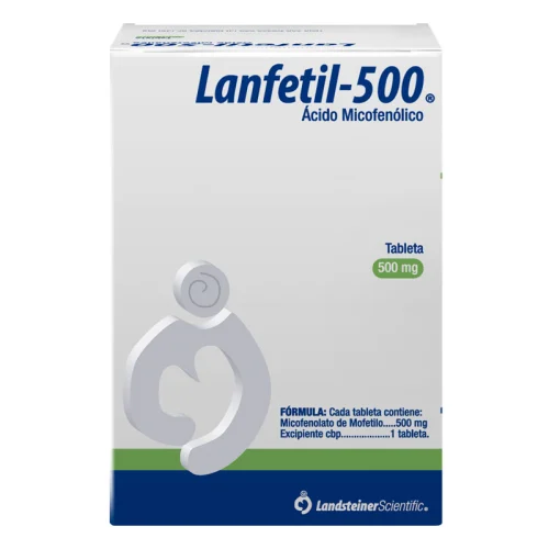 Lanfetil 500 Mg Con 50 Tabletas