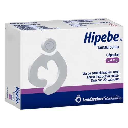 Comprar Hipebe 0.4 Mg Con 20 Cápsulas