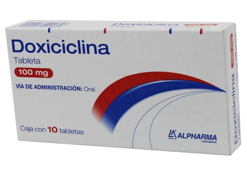 Doxiciclina 100 Mg Con 10 Tabletas