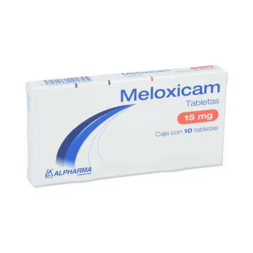 Comprar Meloxicam 15 Mg Con 10 Tabletas 