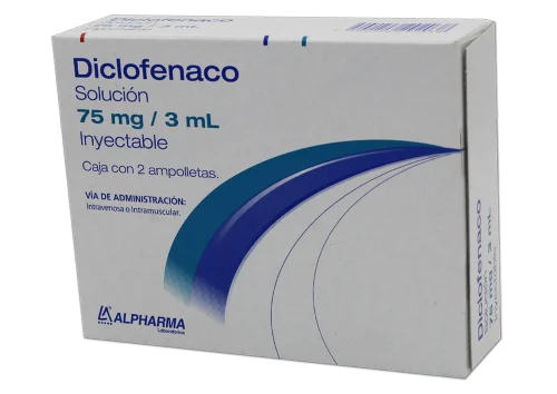 Comprar Diclofenaco 75 Mg Solución Inyectable Con 2 Ampolletas