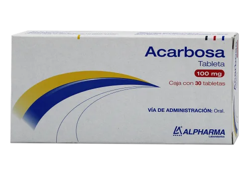 Comprar Acarbosa 100 Mg Con 30 Tabletas