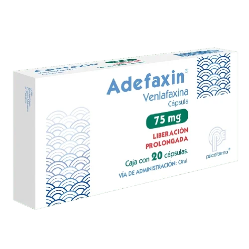 Adefaxin 75 Mg Con 20 Cápsulas