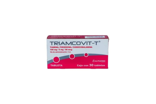 Triamcovit-T con 30 Tabletas