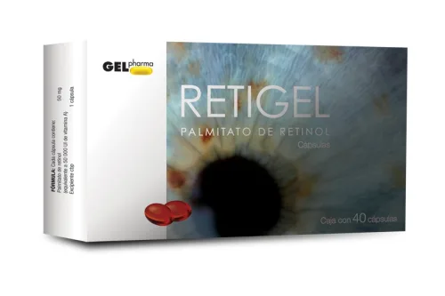 Comprar Retigel 50 Mg Con 40 Cápsulas