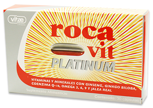 Comprar Roca Vit Platinum Suplemento Alimenticio Con 30 Cápsulas