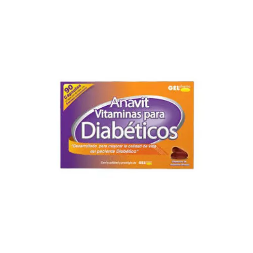 Comprar Anavit Vitaminas Para Diabéticos 30 Cápsulas