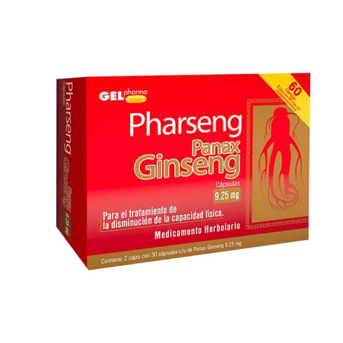 Comprar Pharseng 9.25 Mg Con 60 Cápsulas