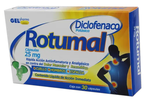 Comprar Rotumal 25 Mg Con 30 Cápsulas