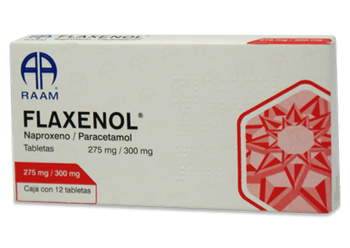 Comprar Flaxenol 275/300 Mg Con 12 Tabletas