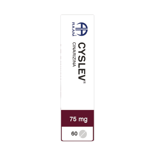 Cyslev 75 Mg Con 60 Tabletas