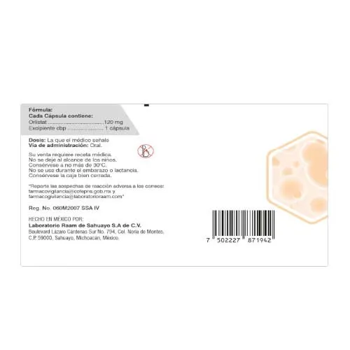 Vasdecom 120 Mg Con 21 Cápsulas