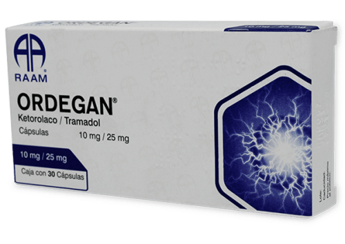 Comprar Ordegan 10/25 Mg Con 30 Cápsulas