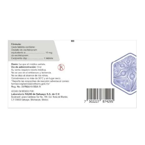 Nandresto 10 Mg Con 28 Tabletas