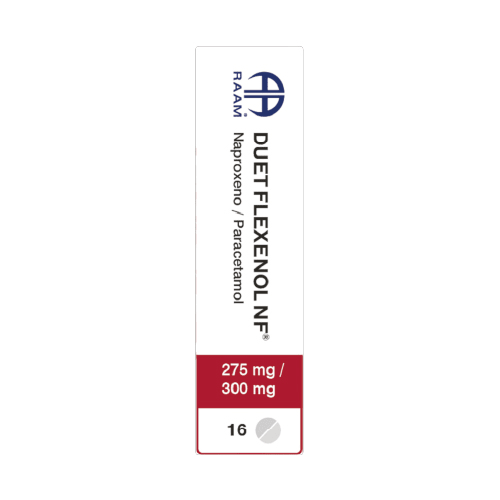 Duetflexenolnf 275 Mg/300 Mg Con 16 Tabletas