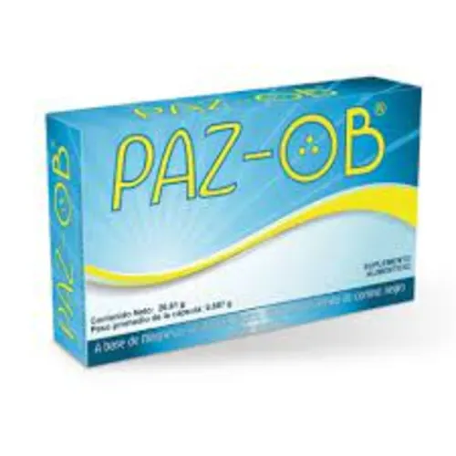 Comprar Paz Ob Suplemento Alimenticio 30 Cápsulas 26.61G