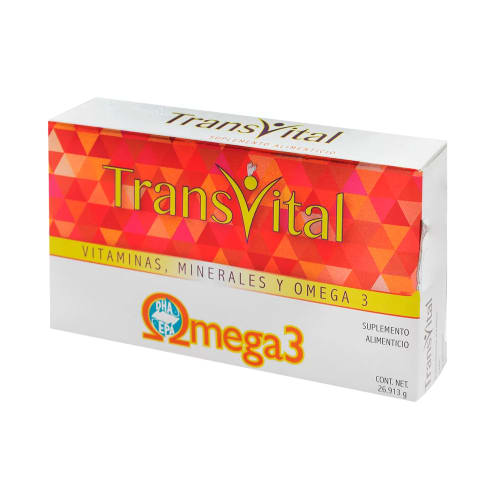 Comprar Transvital Suplemento Alimenticio Con 30 Cápsulas