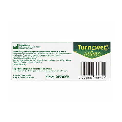 Turnover Íntimo Crema Vaginal 30 Ml Y 6 Aplicadores