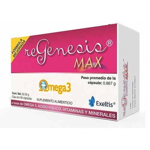 Comprar Regenesis Max Suplemento Alimenticio Con 60 Cápsulas