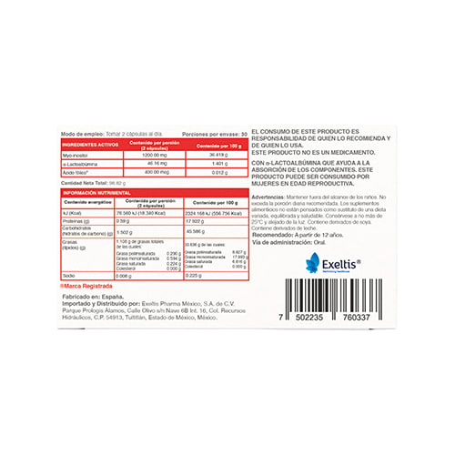 Inofolic HP con 60 Cápsulas
