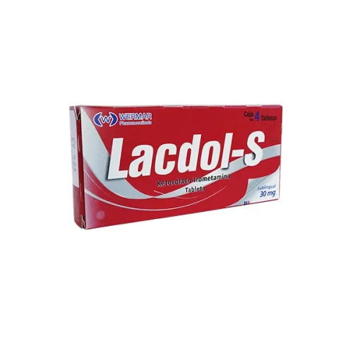 Comprar Lacdol-S 30 Mg Con 4 Tabletas Sublinguales