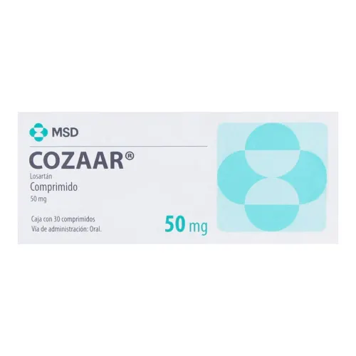 Comprar Cozaar 50 Mg Con 30 Comprimidos Duopack