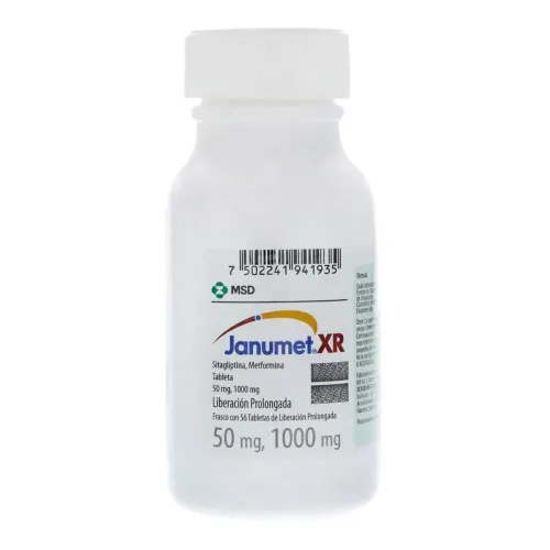 Comprar Janumet Xr 50/1000 Mg Con 56 Tabletas De Liberación Prolongada