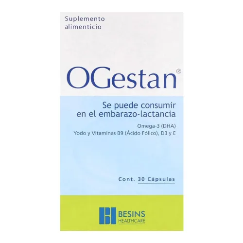 Comprar Ogestan Suplemento Alimenticio Con 30 Cápsulas