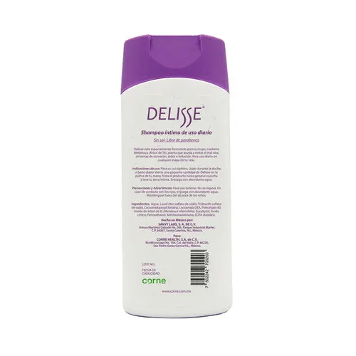 Delisse Shampoo Íntimo Gel 200 Ml