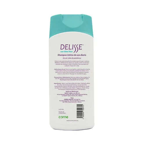 Delisse shampoo aloe vera 200ml precio