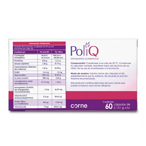 Poliq Con 60 Cápsulas