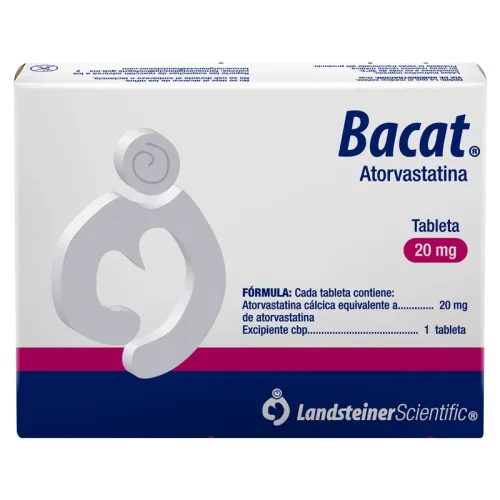 Bacat 20 Mg Con 30 Tabletas