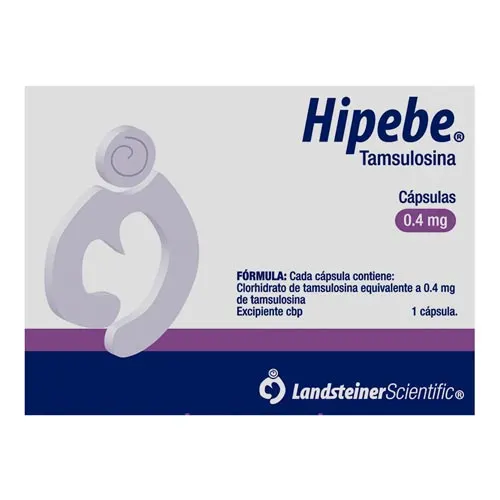 Hipebe Tamsulosina 0.4 Mg Con 60 Tabletas