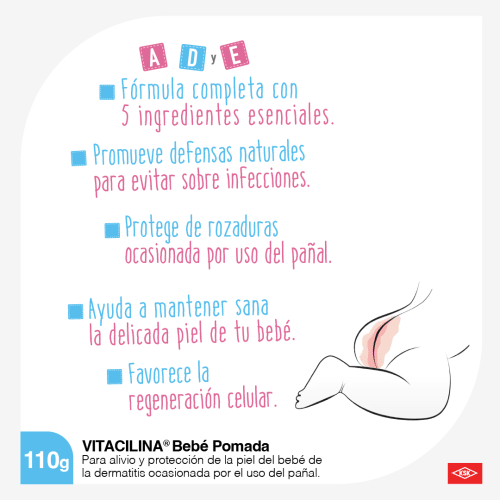 Vitacilina Bebé Pomada Con 110 Gr