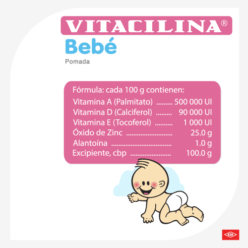 Vitacilina Bebé Pomada Con 110 Gr