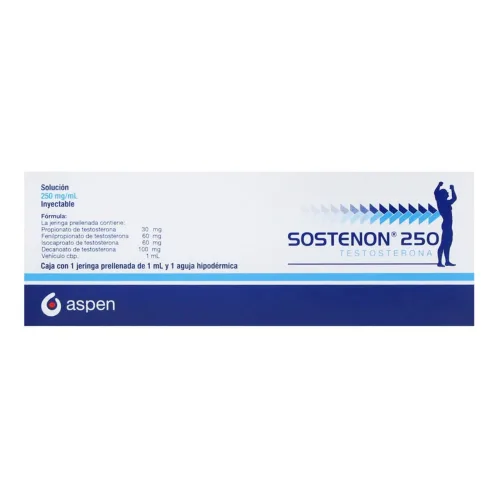 Sostenon 250 Mg Con Jeringa Prellenada 1 Ml