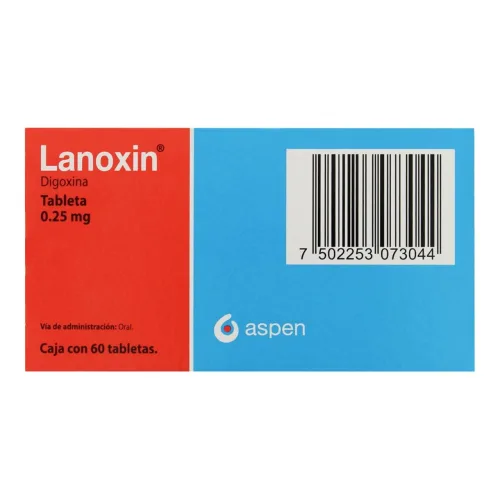 Comprar Lanoxin 0.25 Mg Con 60 Tabletas