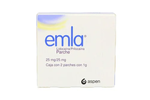 comprar Emla 25/25 Mg Con 2 Parches