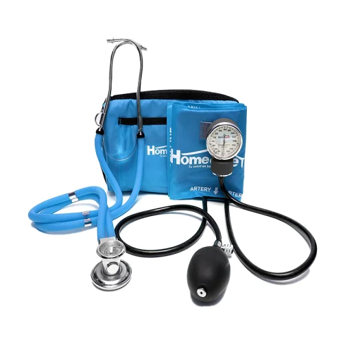 Comprar Homecare Baumanómetro Aneroide con Estetoscopio Rappaport Azul Turquesa