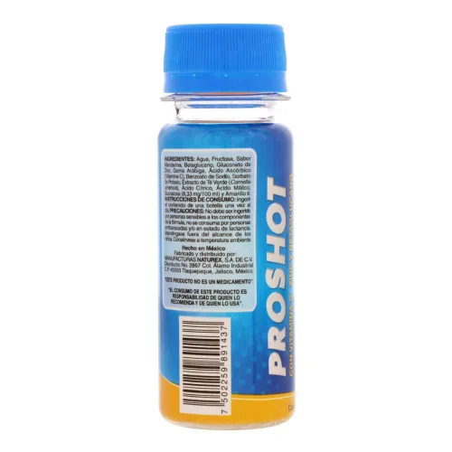 Comprar Proshot Suplemento Alimenticio Sabor Mandarina Con 60 Ml