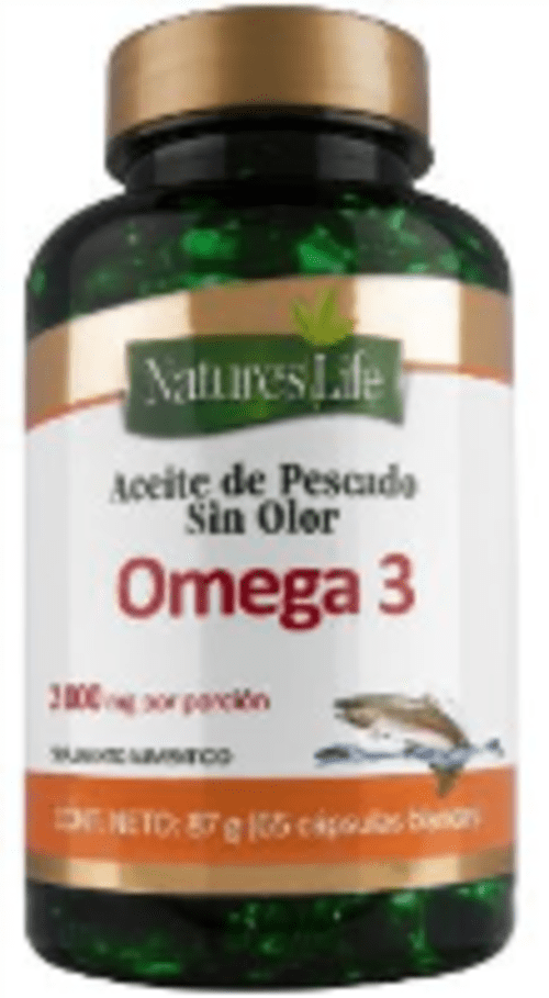 Nature’s Life Omega 3 con 65 Cápsulas