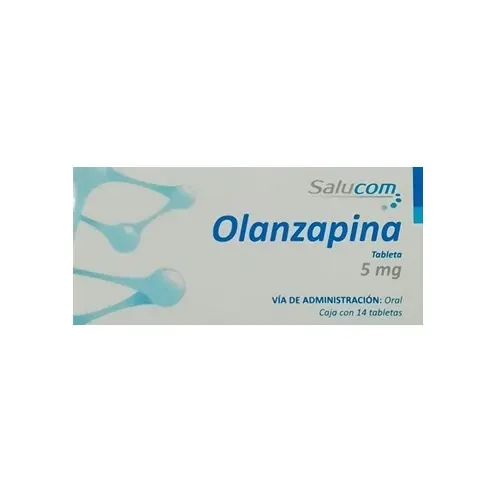 Olanzapina 5 Mg Con 14 Tabletas