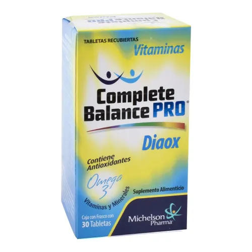 Complete Balance Pro Diaox con 30 Tabletas
