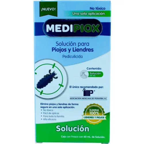 Comprar Medipiox Solución Para Piojos Y Liendres 60 Ml