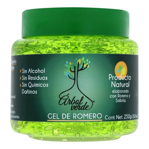 Comprar Gel para cabello árbol verde de romero 250 gr.